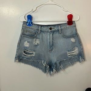 Forever 21 cut off shorts
